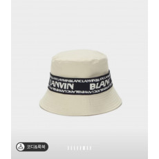 LANVIN BLANC :Lettering strap bucket hat